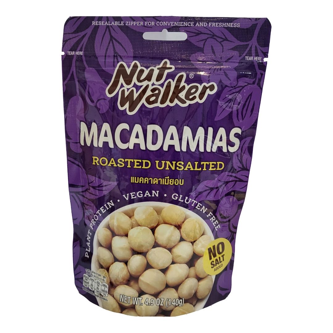 Nut Walker - Macadamias (Roasted Unsalted) 140g