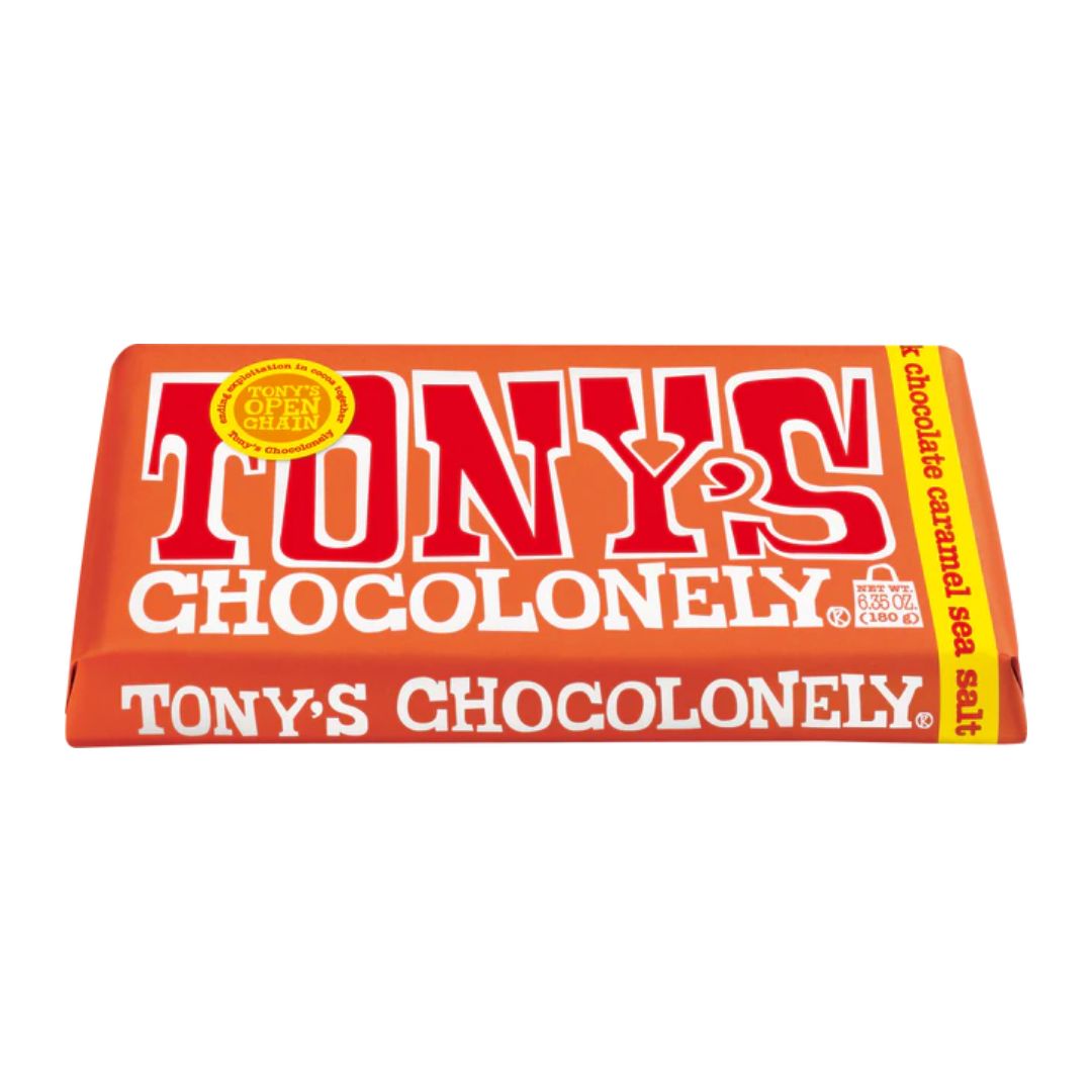 Tony's Chocolonely - Milk Chocolate Caramel Sea Salt 180g