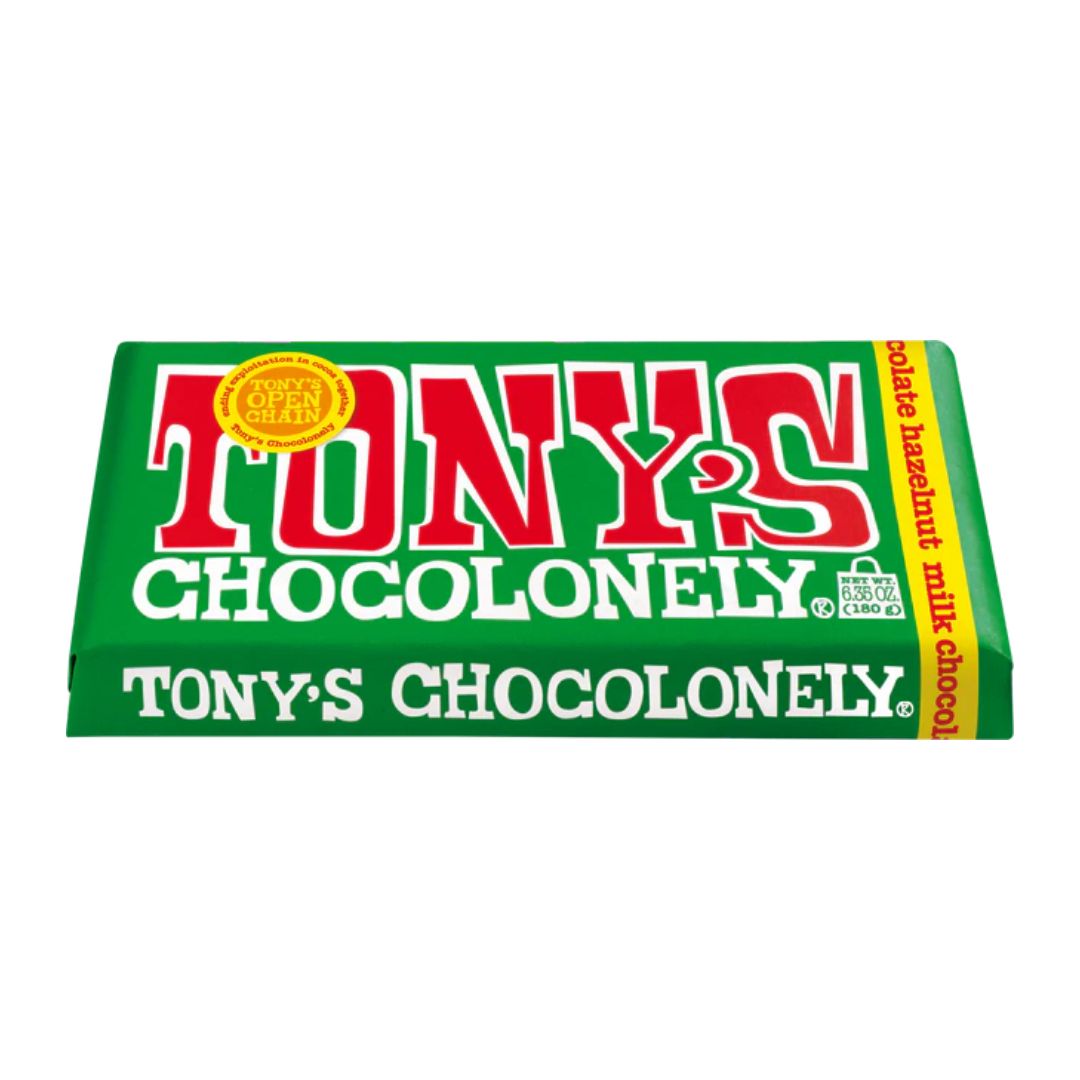 Tony's Chocolonely - Milk Hazelnuts Crunch 180g