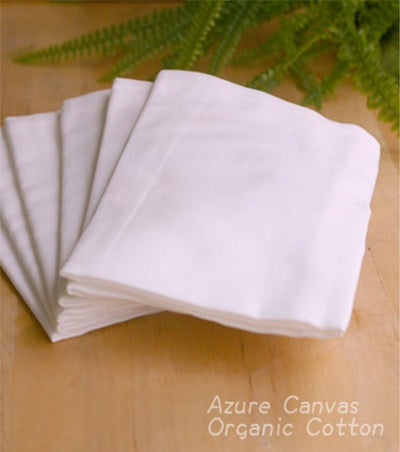 Azure Canvas - All Purpose Clothes X 5pcs (100% Organic Cotton)
