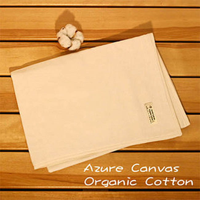 Azure Canvas - Bath Towel (100% Organic Cotton)