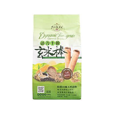 大地穀萊宝 - 活力十谷玄米棒(全素) 180g