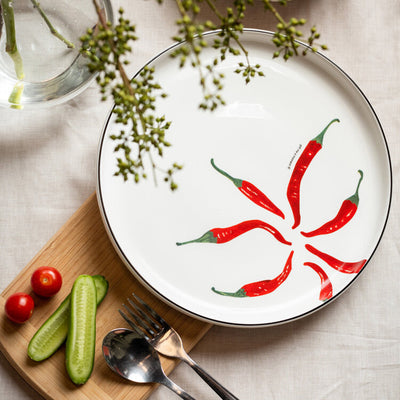 gift330 - Large Plate (Chilli)