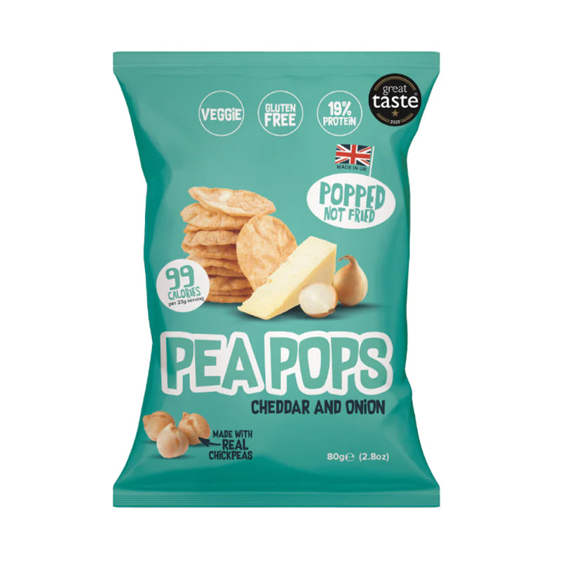 PEA POPS - Pea Pops Cheddar & Onion 80g