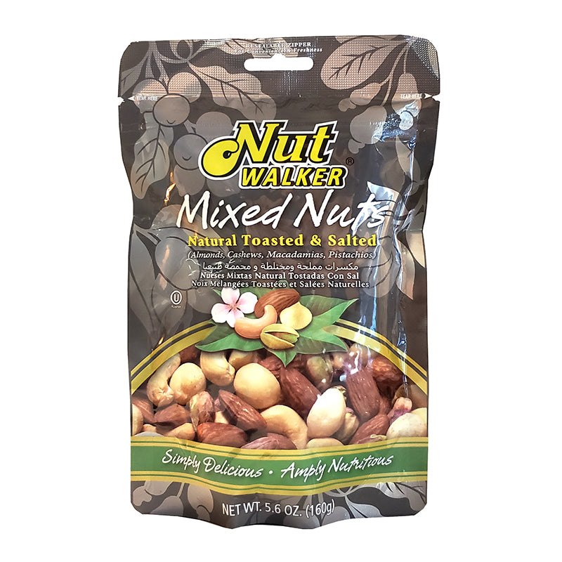 Nut Walker - Mixed Nuts (Natural Toasted & Salted) 160g