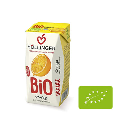 Hollinger - 有机无添加糖少甜儿童橙汁3x200ml