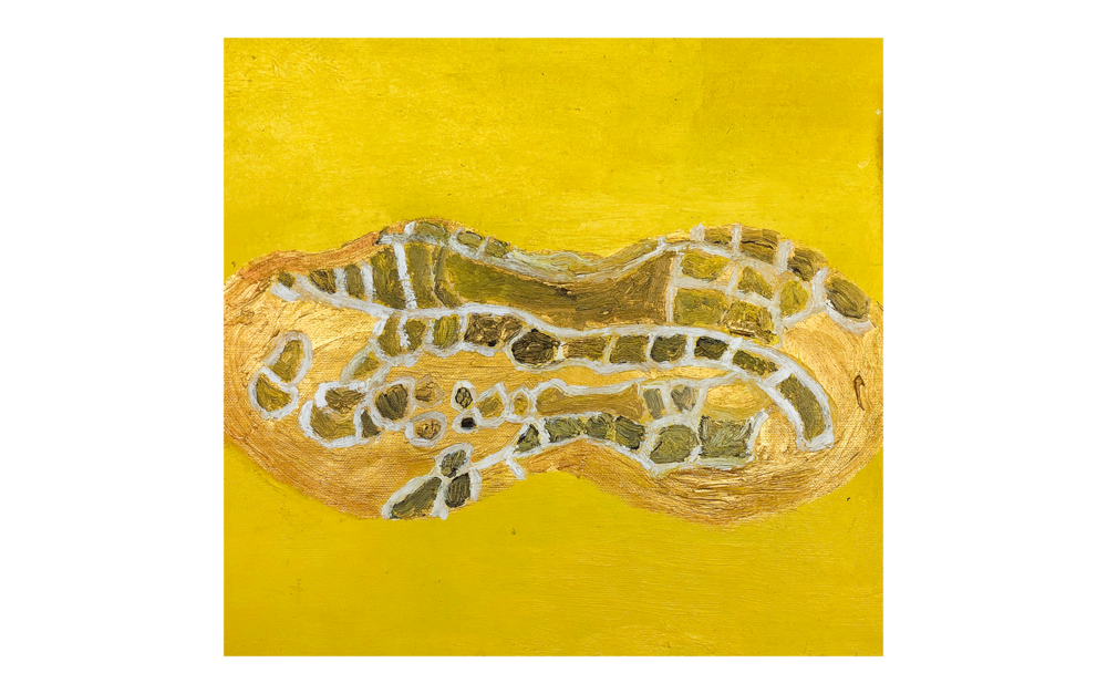 Peanut 1 Artist: Chan King Shing  Year: 2019  Medium: Acrylic  Size: 36cm (W) x 33cm (H)